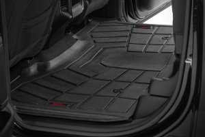 Ram 1500 Floor Mats - Front & Rear - Rough Country - Sure-Fit - 2025+
